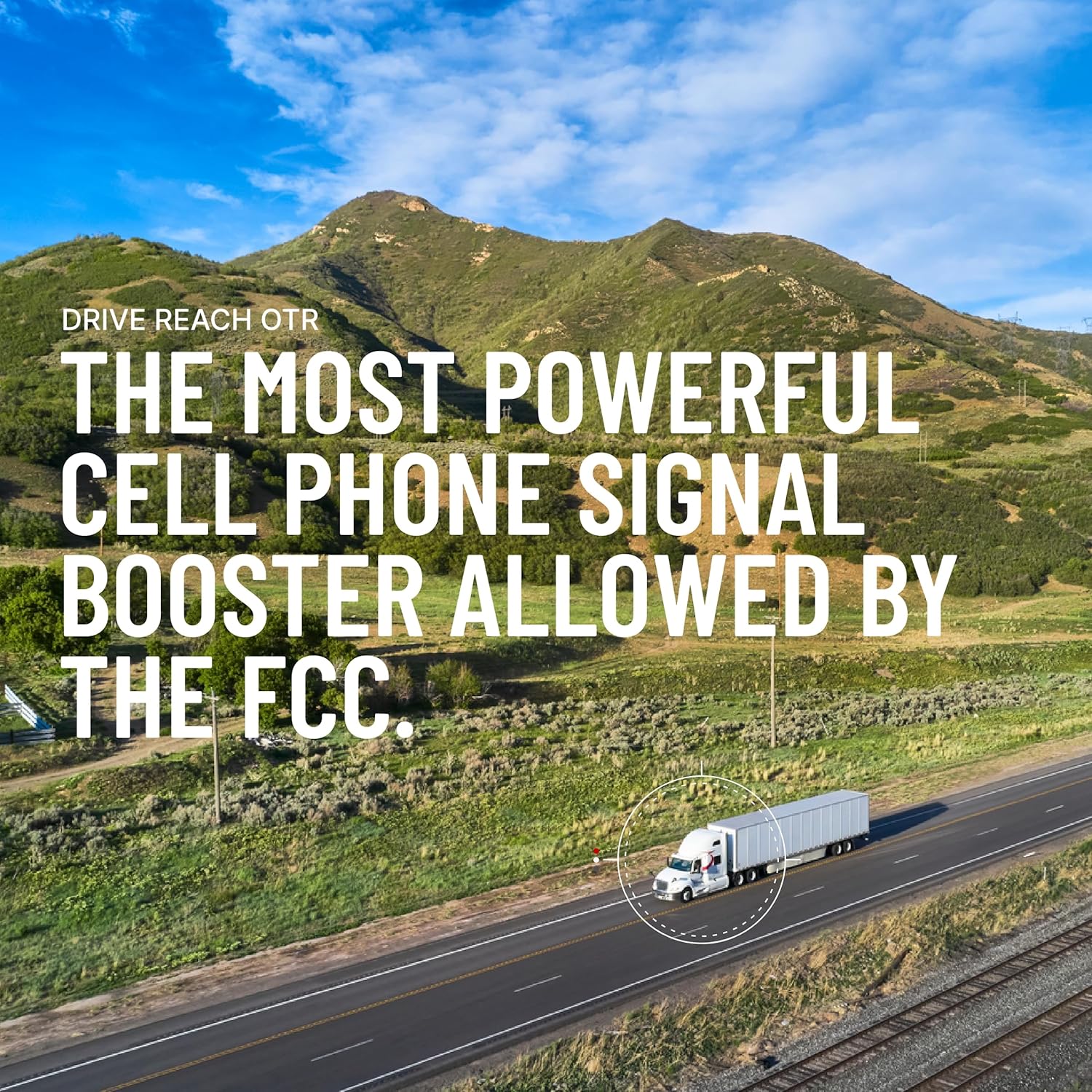 weBoost Drive Reach OTR - Cell Phone Signal Booster for Trucks and SUVs | Boosts 5G & 4G LTE for All U.S. Carriers - Verizon